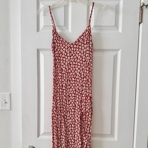 Reformation Crimini Red Floral Dress